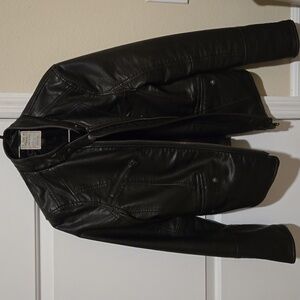 Vegan leather jacket size small